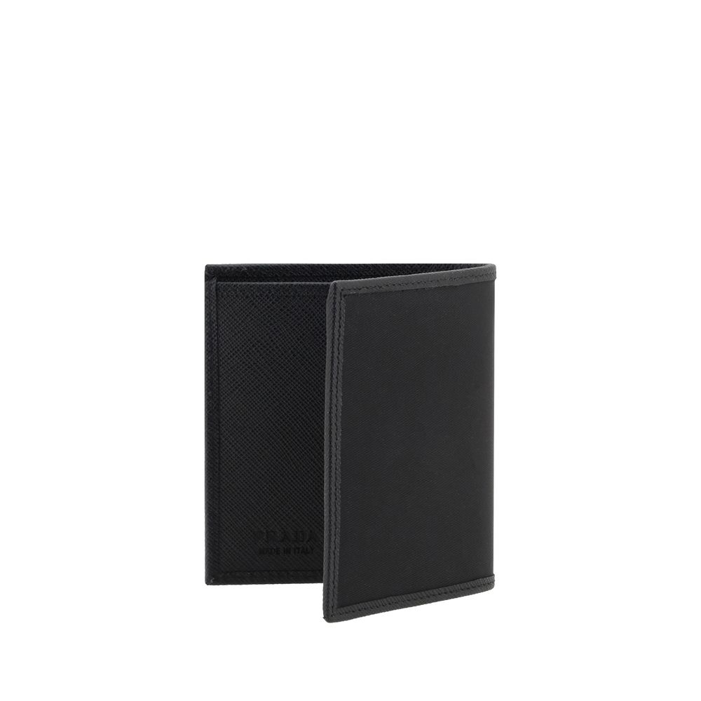 Prada Black Nylon Wallet