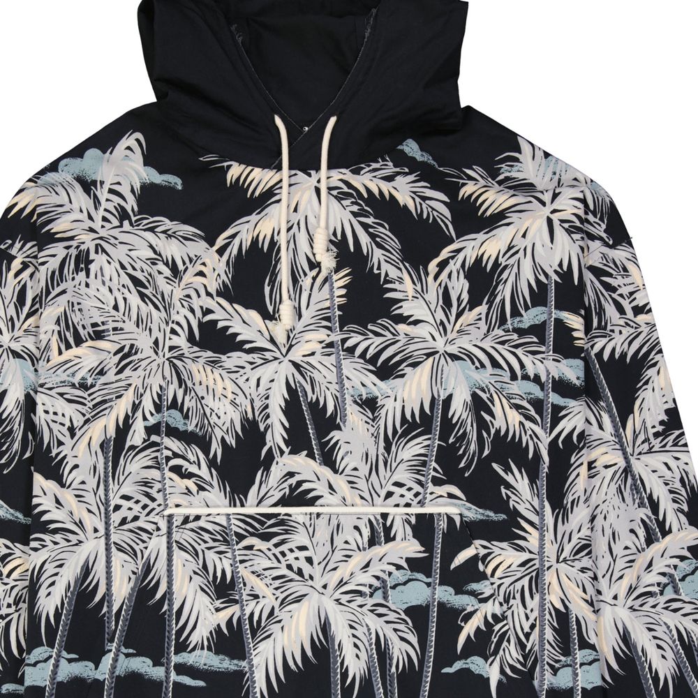 Palm Angels Black Cotton Shell Jacket