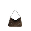Givenchy Black Calf Leather Bos Taurus Shoulder Bag