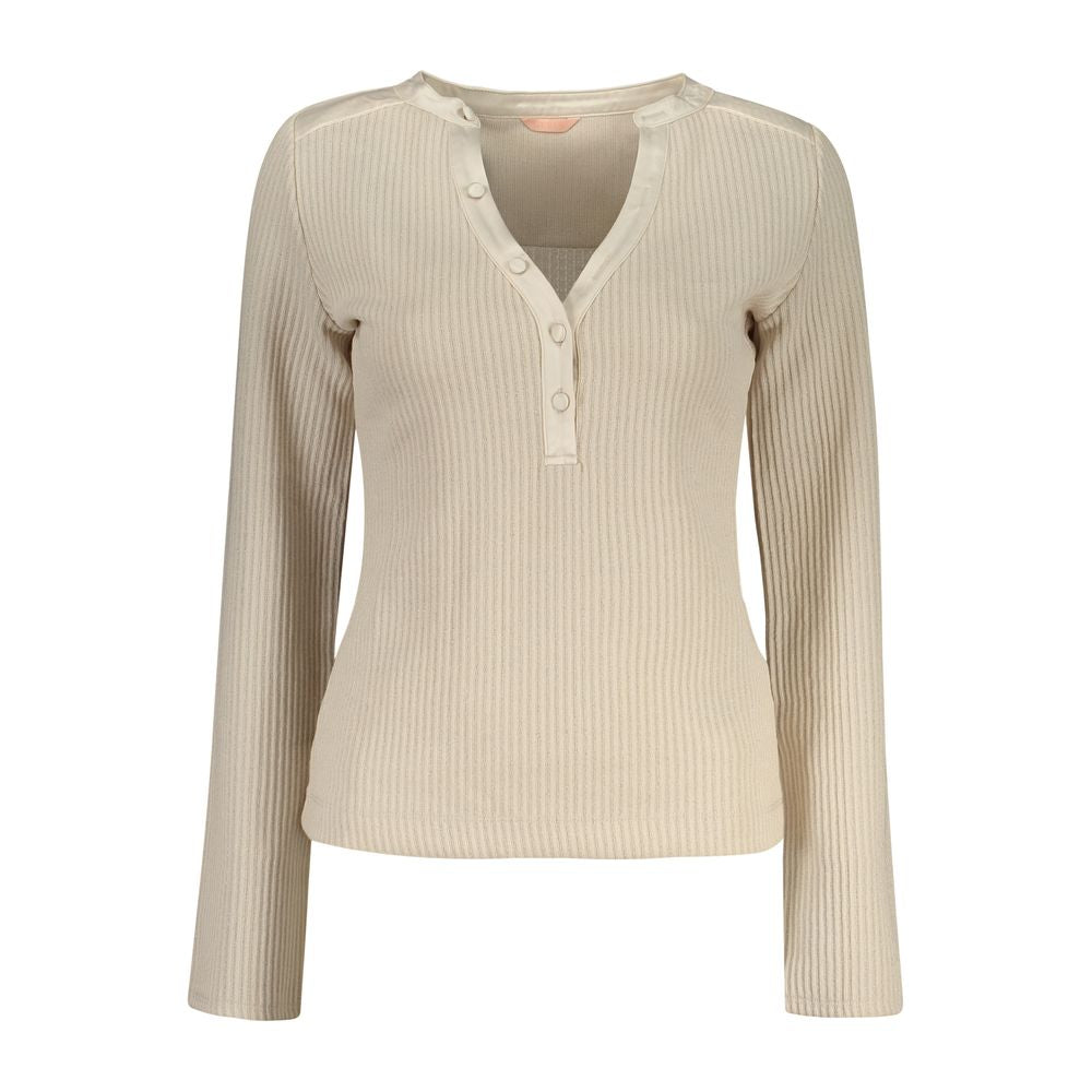 Guess Jeans Beige Polyester Women Sweater