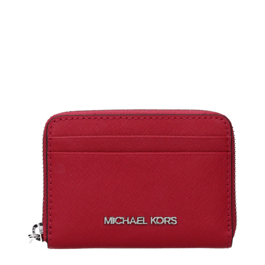 Michael Kors Red Leather Cardholder