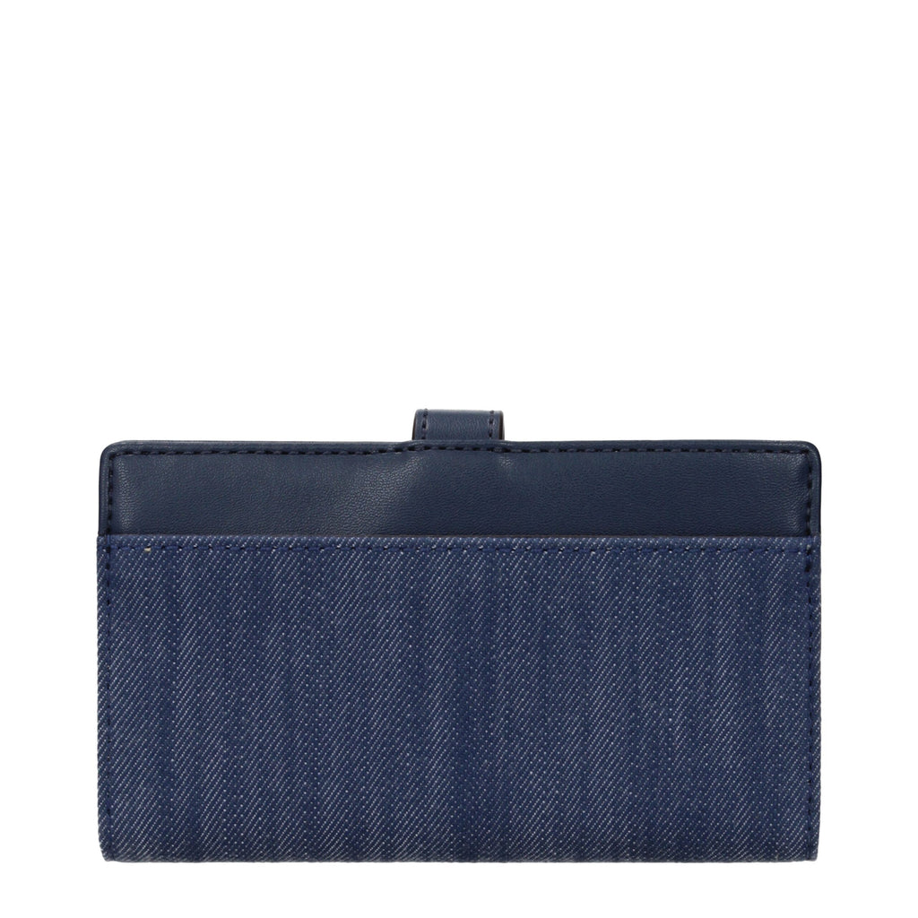 Michael Kors Blue Fabric Wallet