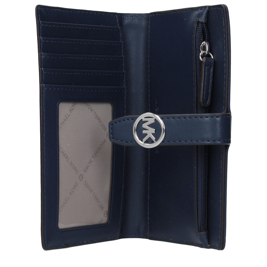 Michael Kors Blue Fabric Wallet