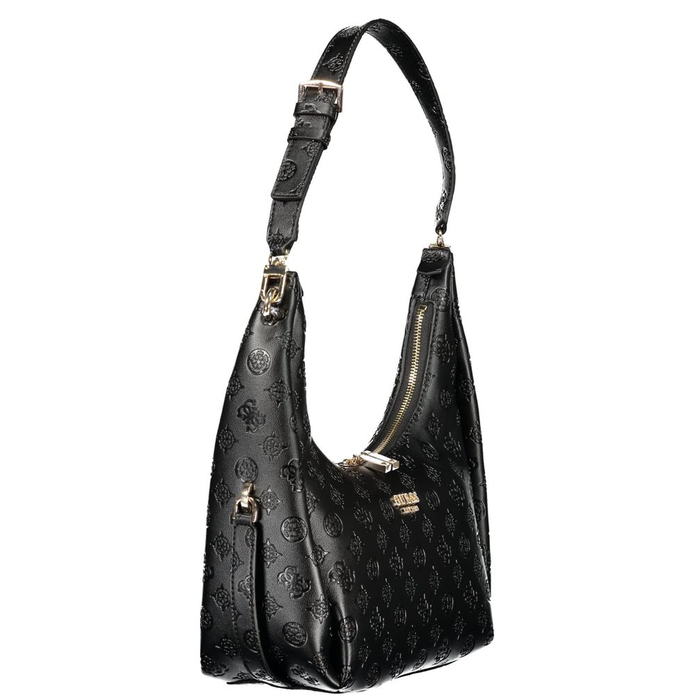 Guess Jeans Black Polyurethane Women's Handbag