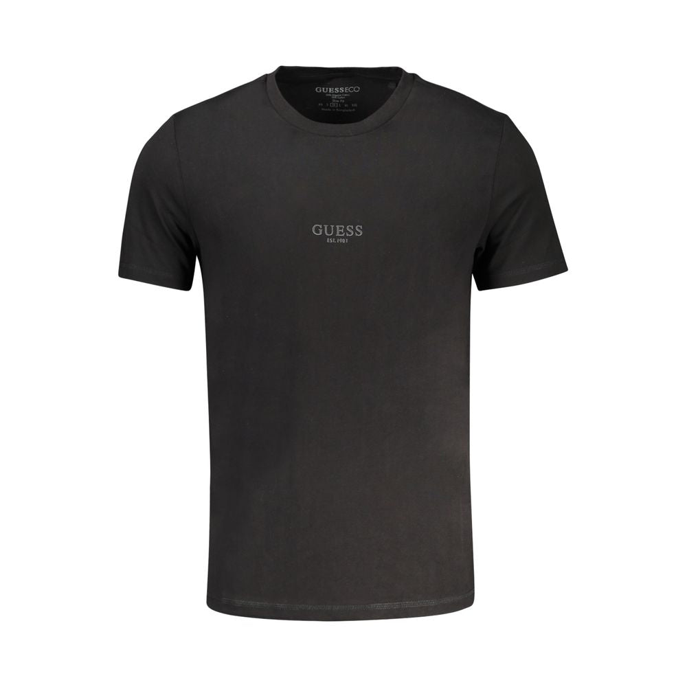 Guess Jeans Nero Cotton Men T-Shirt