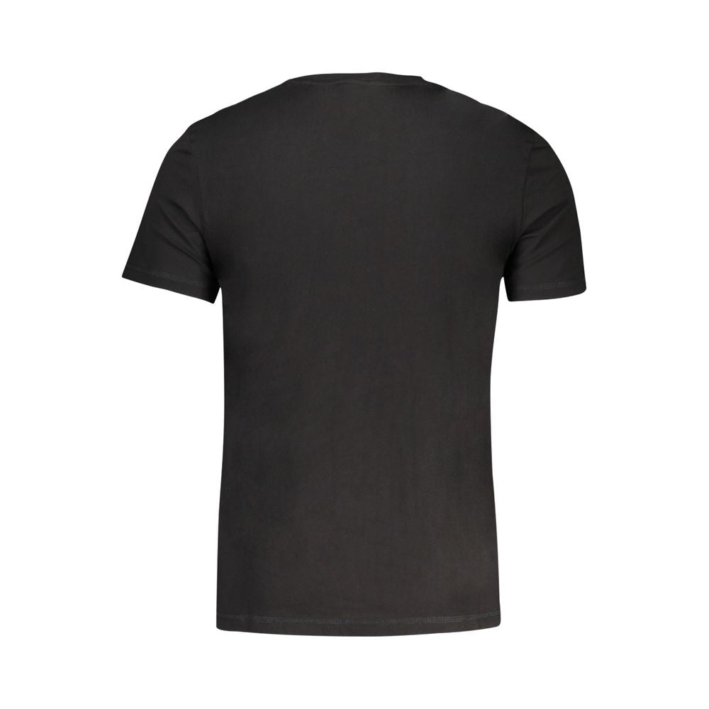 Guess Jeans Nero Cotton Men T-Shirt