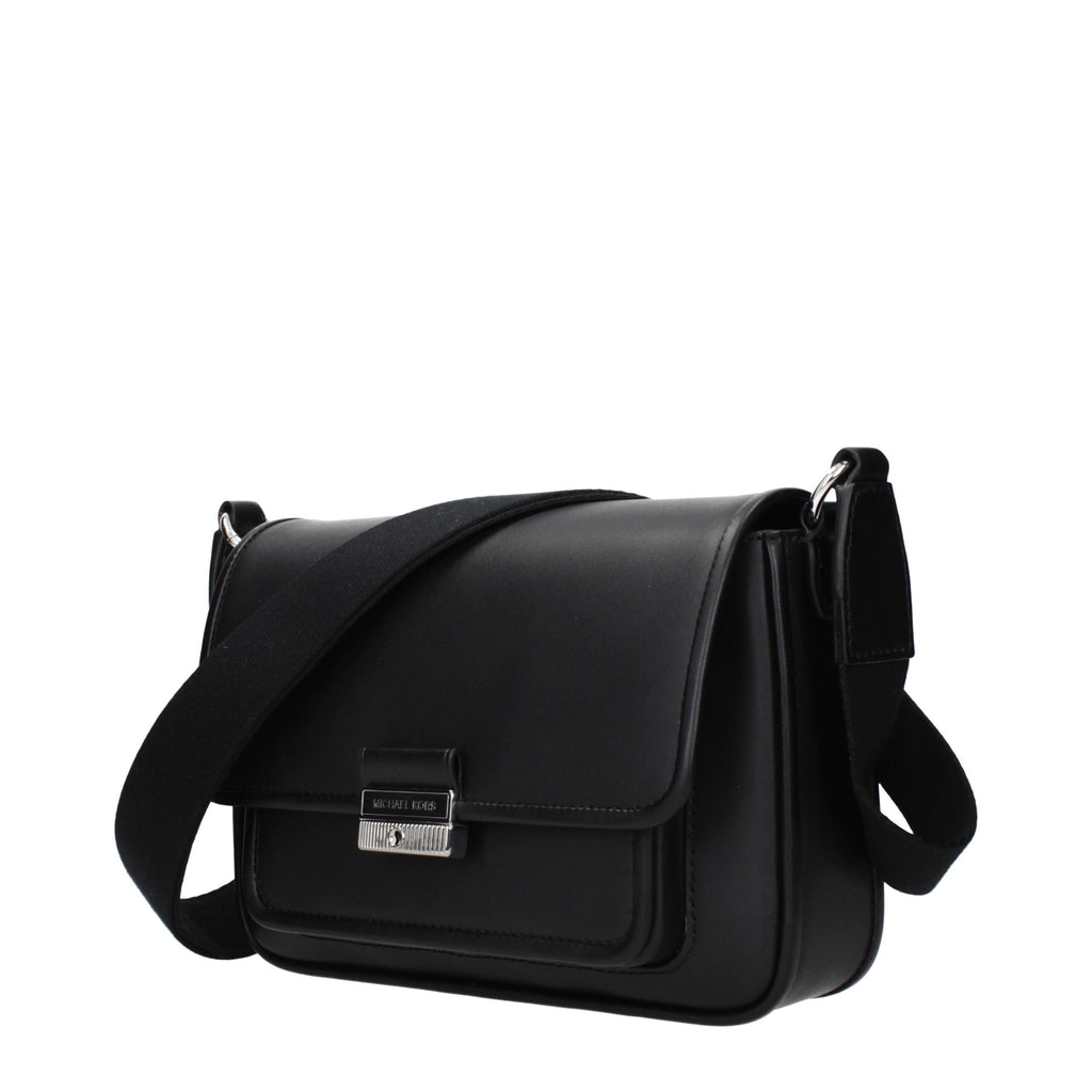 Michael Kors Black Leather Crossbody Bag
