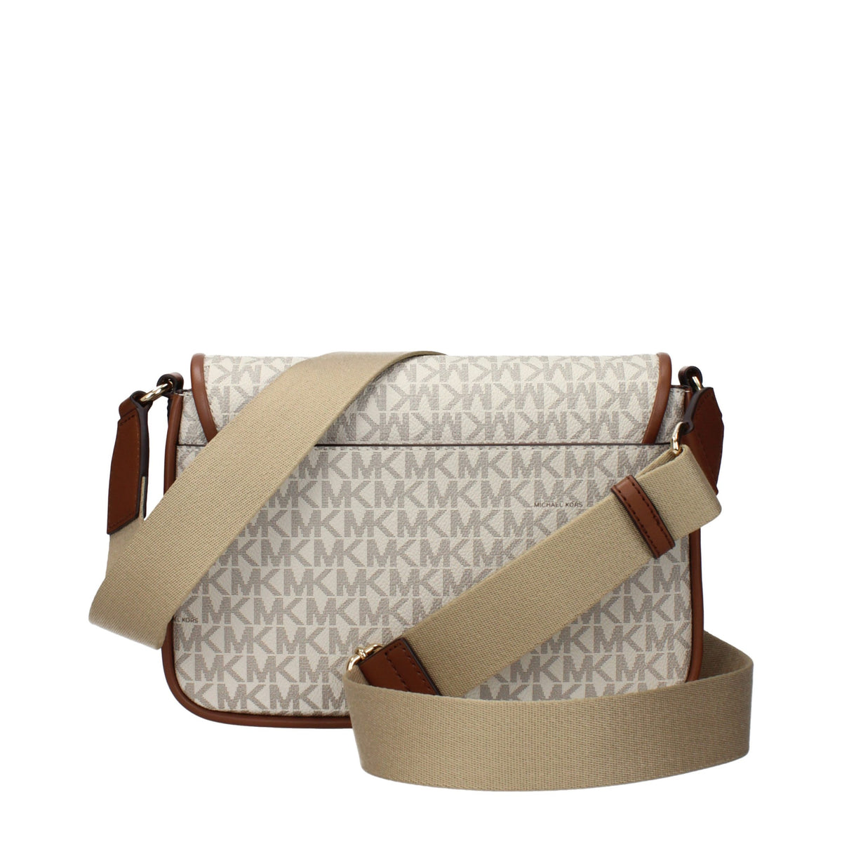 Michael Kors Beige Fabric Crossbody Bag