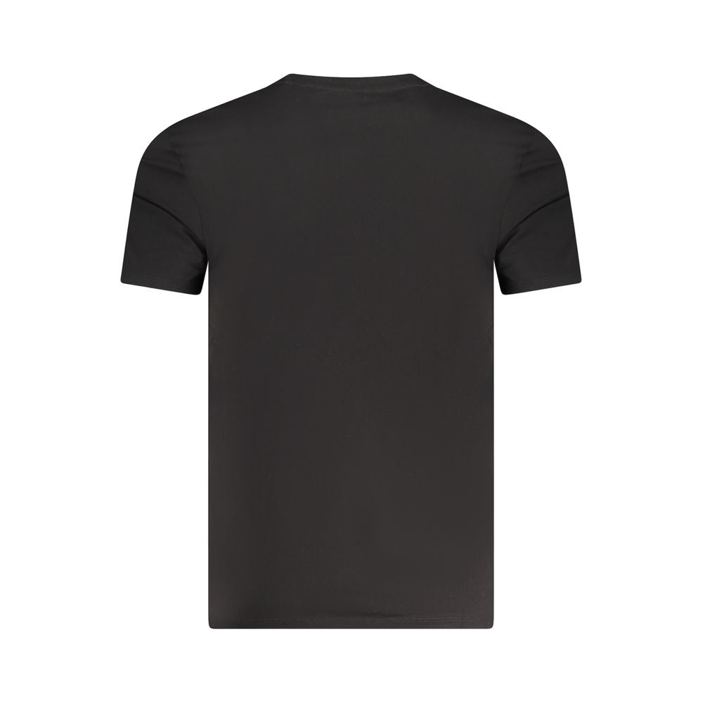 Guess Jeans Black Cotton Men's T-Shirt