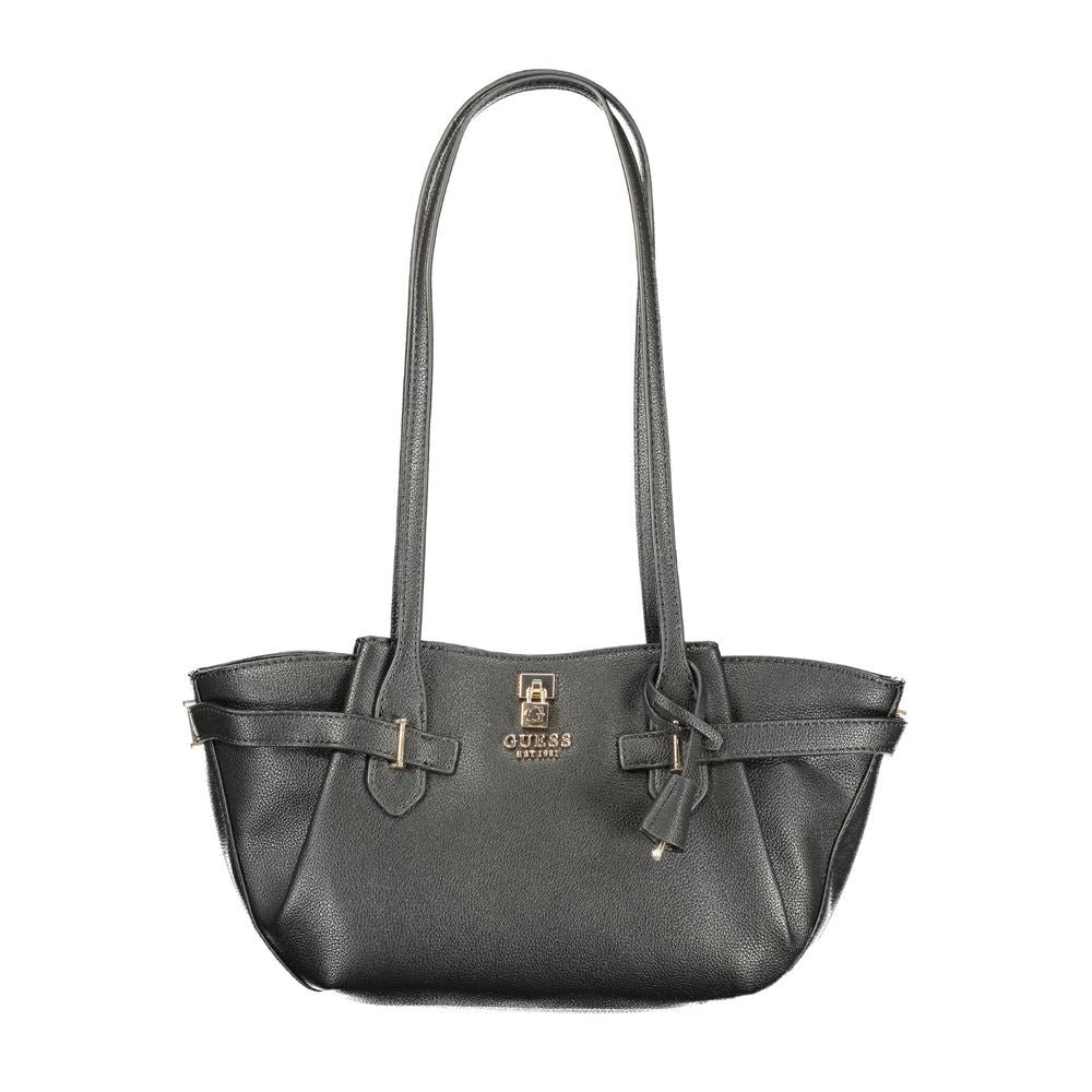 Guess Jeans Nero Polyurethane Women Handbag