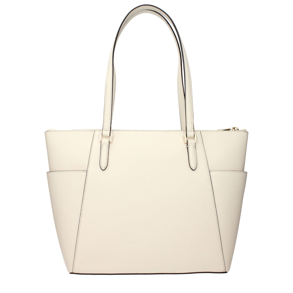 Michael Kors Beige Leather Shoulder Bag