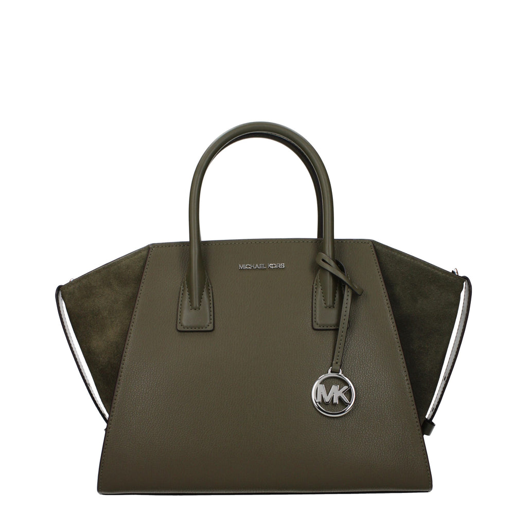 Michael Kors Green Leather Handbag