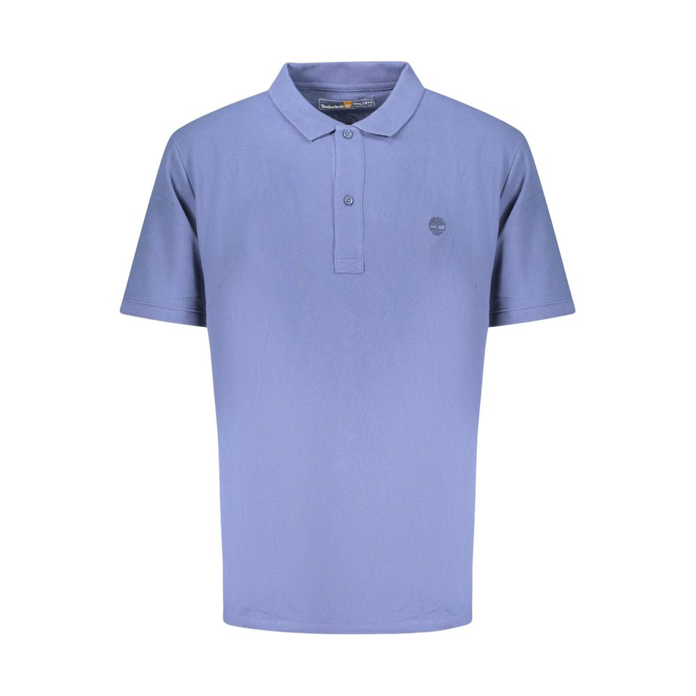 Timberland Blue Cotton Men Polo