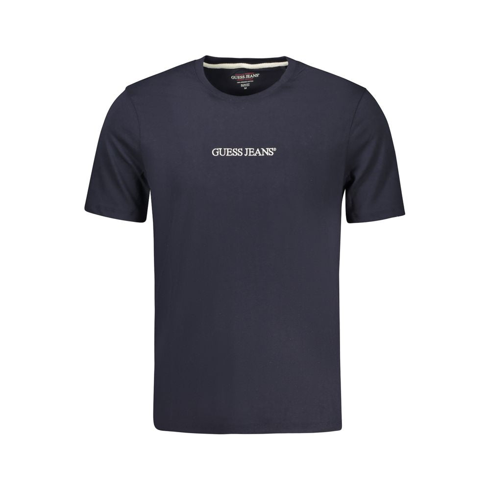 Guess Jeans Blu Organic Cotton Men T-Shirt