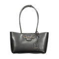 Guess Jeans Nero Poliuretano Woman Handbag