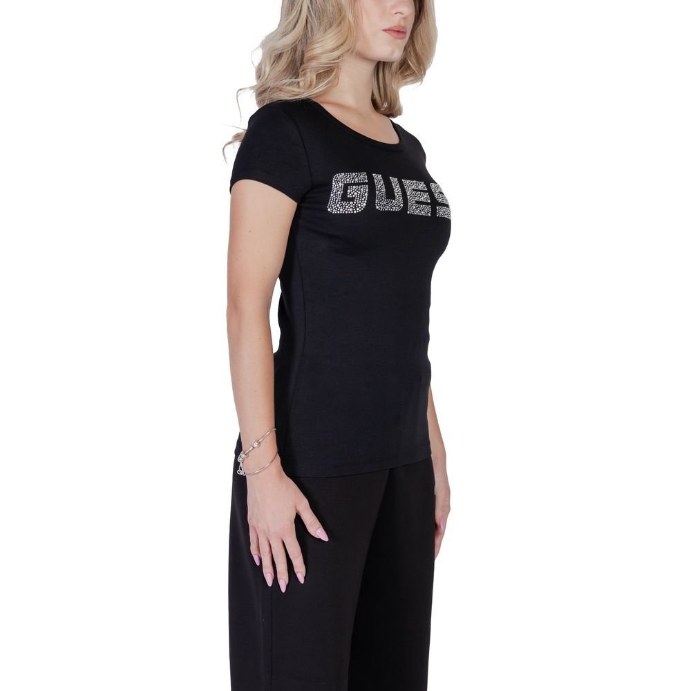 Guess Active Black Cotton T-Shirt