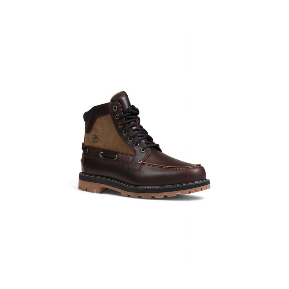 Timberland Brown Bio Based Fabric Lace-Up Boots