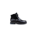 Timberland Black Leather Lace-Up Boots