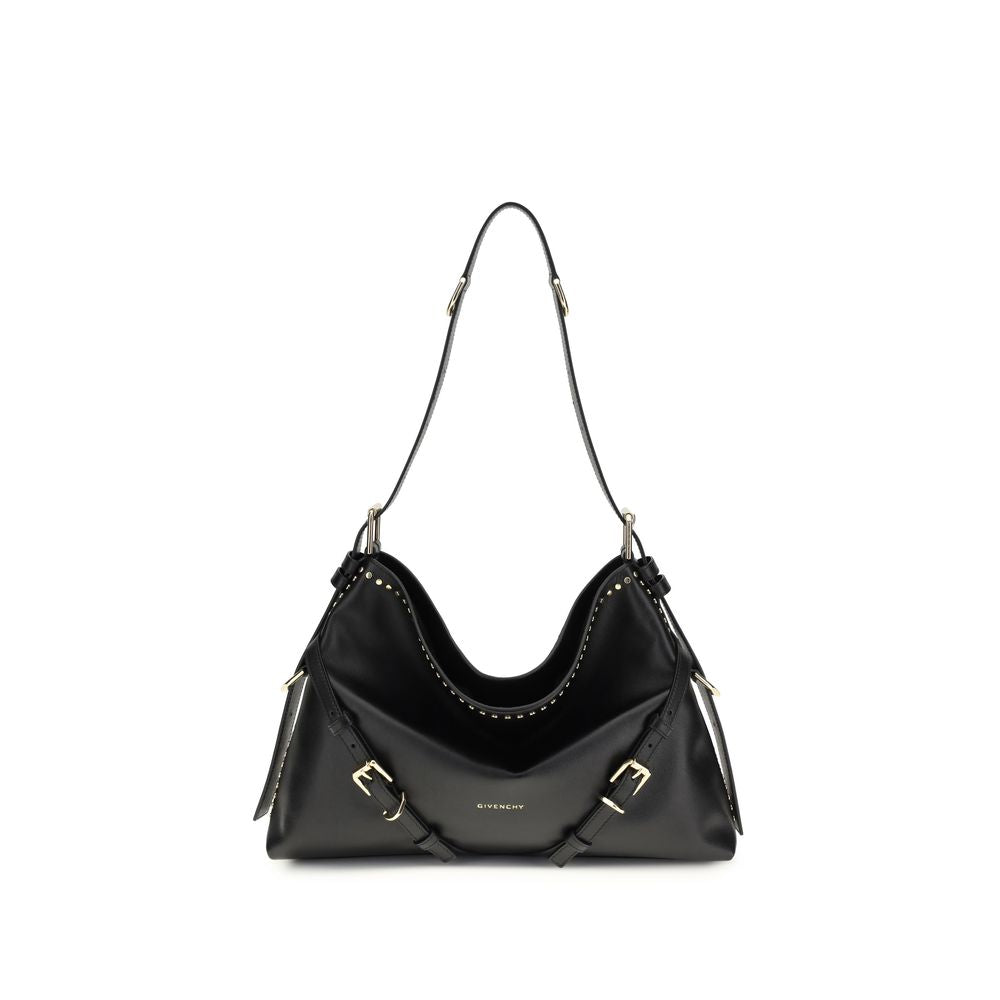 Givenchy Black Calf Leather Bos Taurus Shoulder Bag