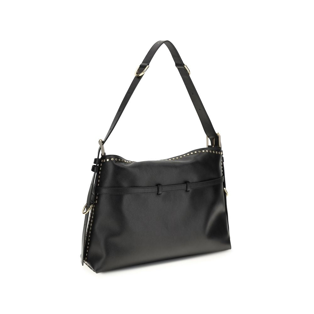 Givenchy Black Calf Leather Bos Taurus Shoulder Bag