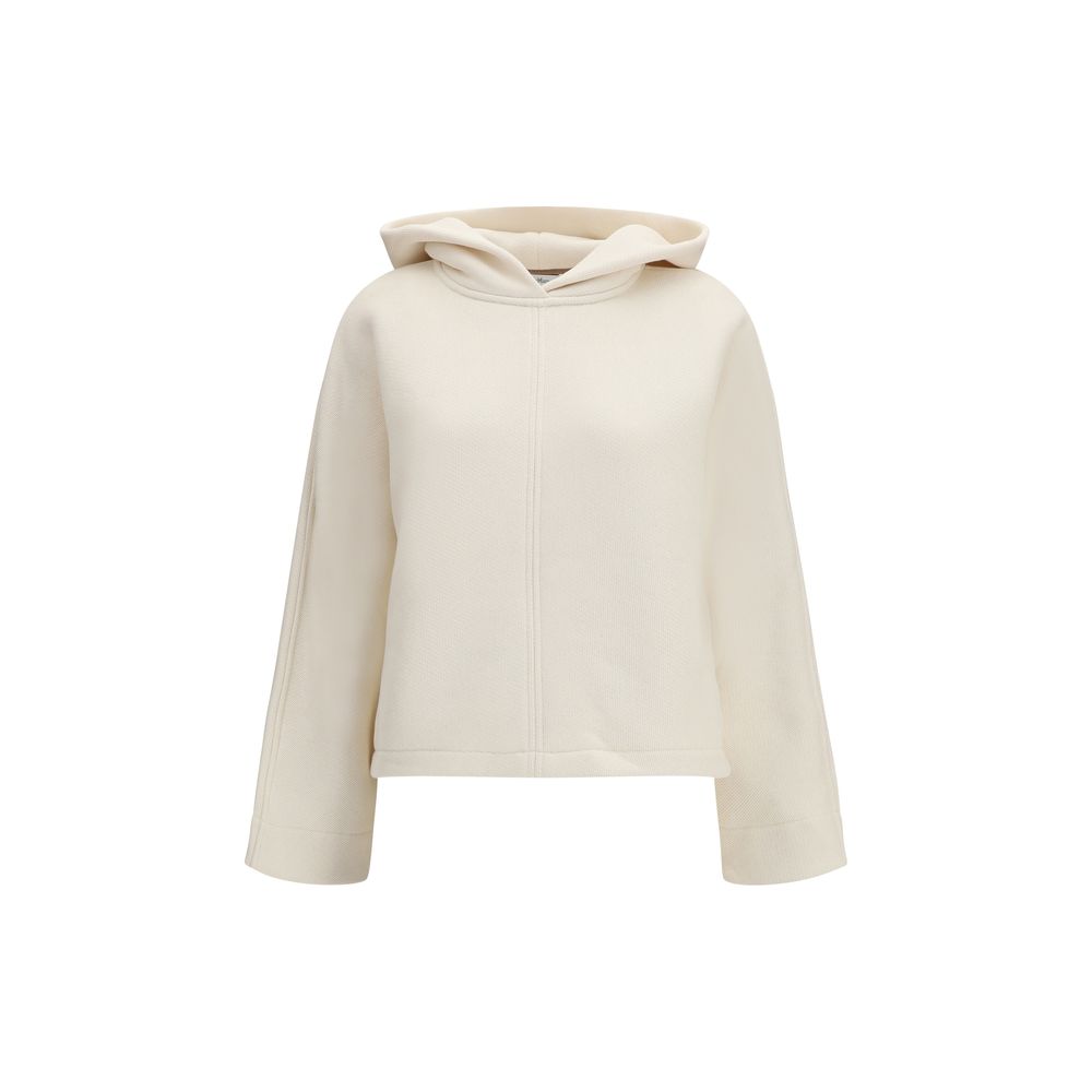 Max Mara Pure Beige Cotton Sweatshirt