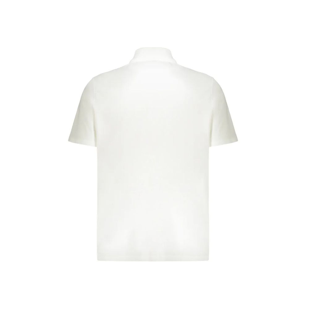 Balmain White Cotton Polo Shirt