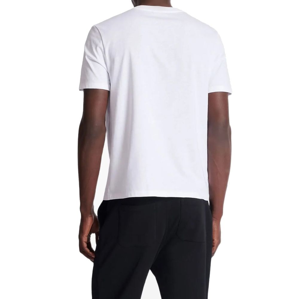 Balmain White Cotton T-Shirt
