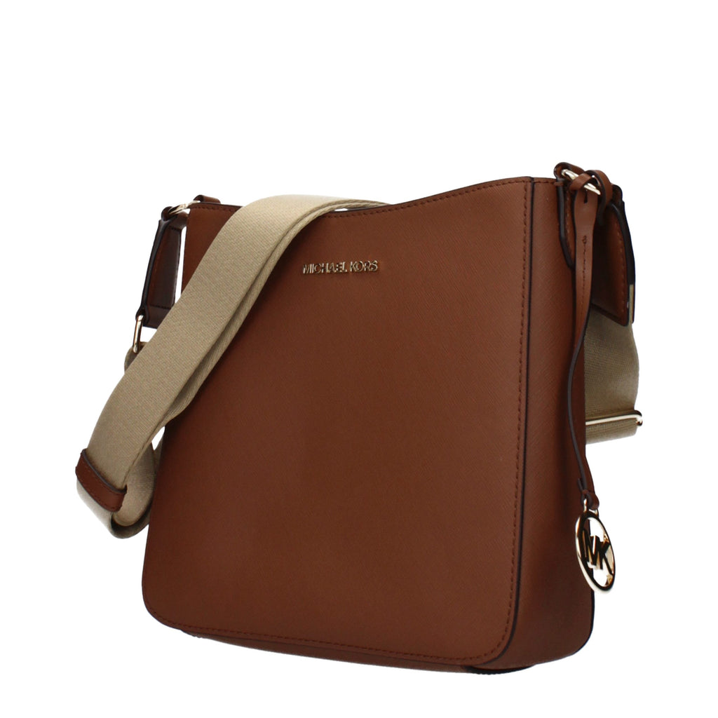 Michael Kors Brown Leather Shoulder Bag