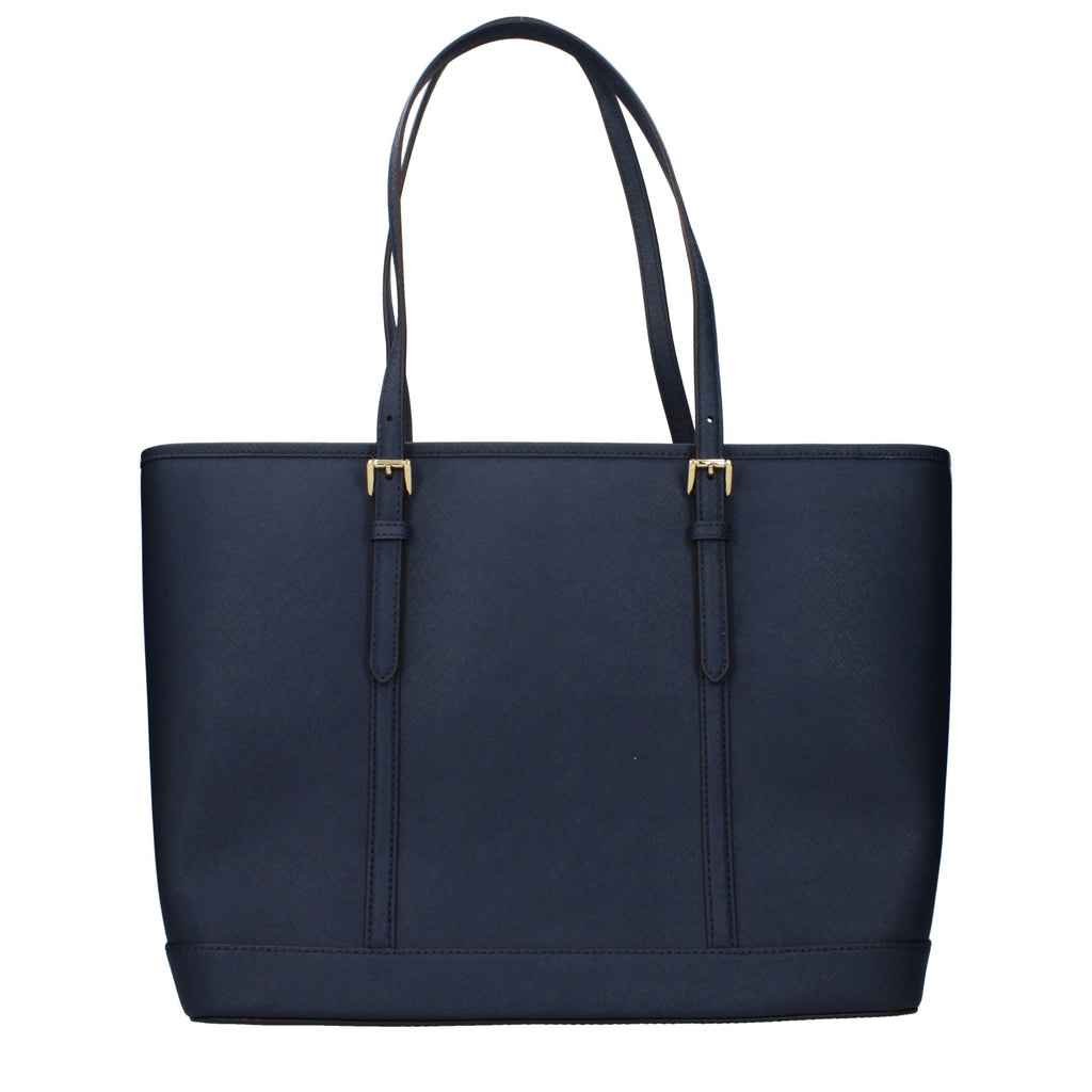 Michael Kors Blue Leather Shoulder Bag