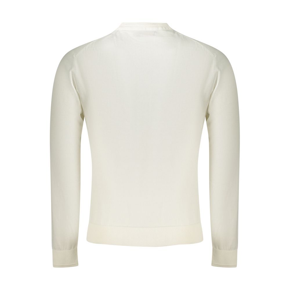 Napapijri White Cotton Men Shirt