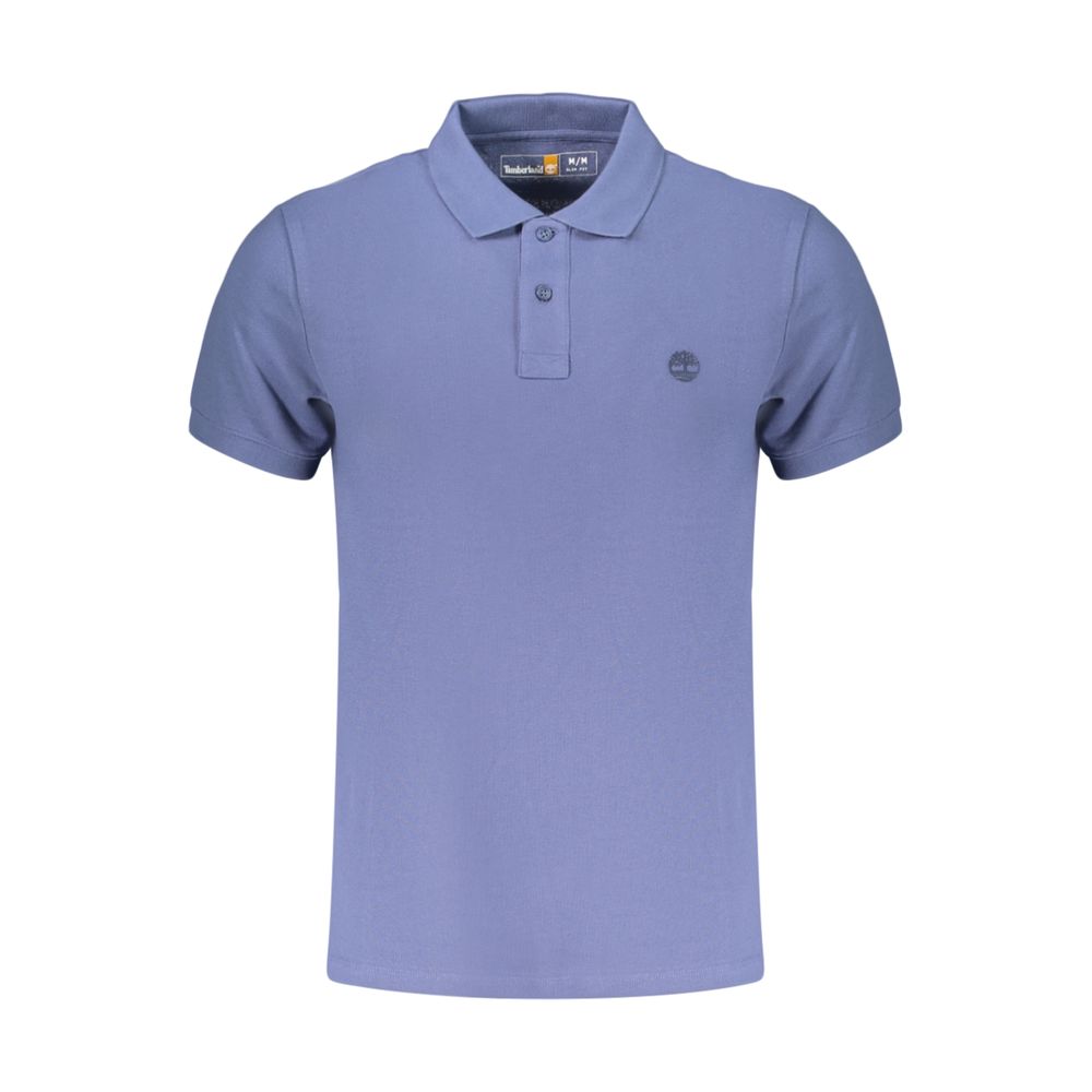 Timberland Blue Cotton Men Polo