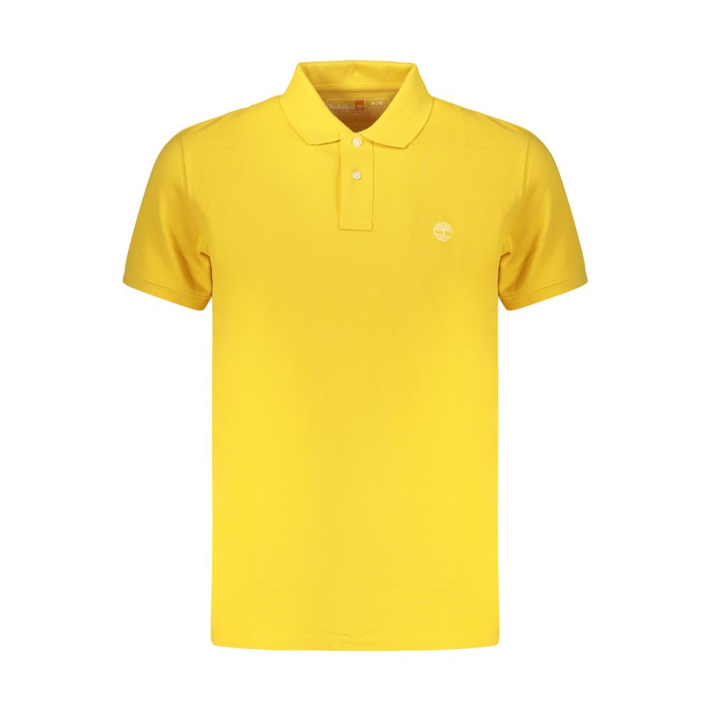 Timberland Yellow Cotton Men Polo Shirt