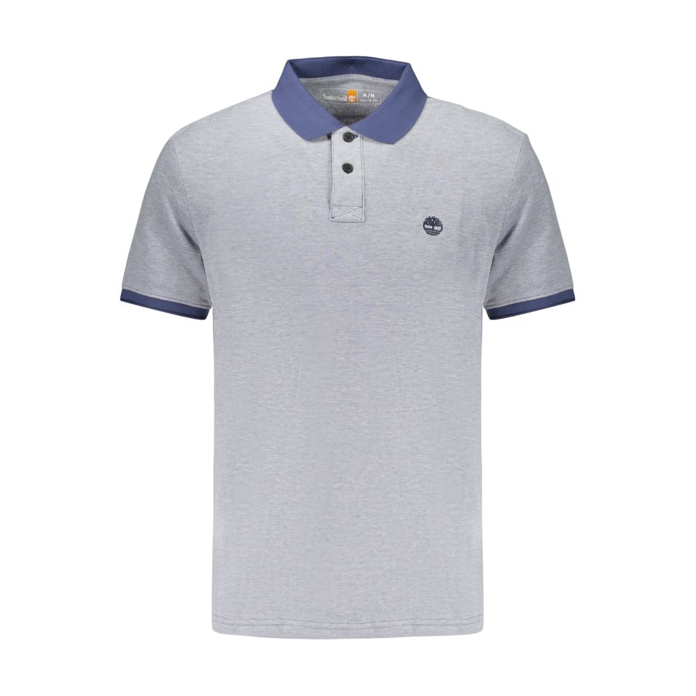 Timberland Blue Cotton Men's Polo Shirt