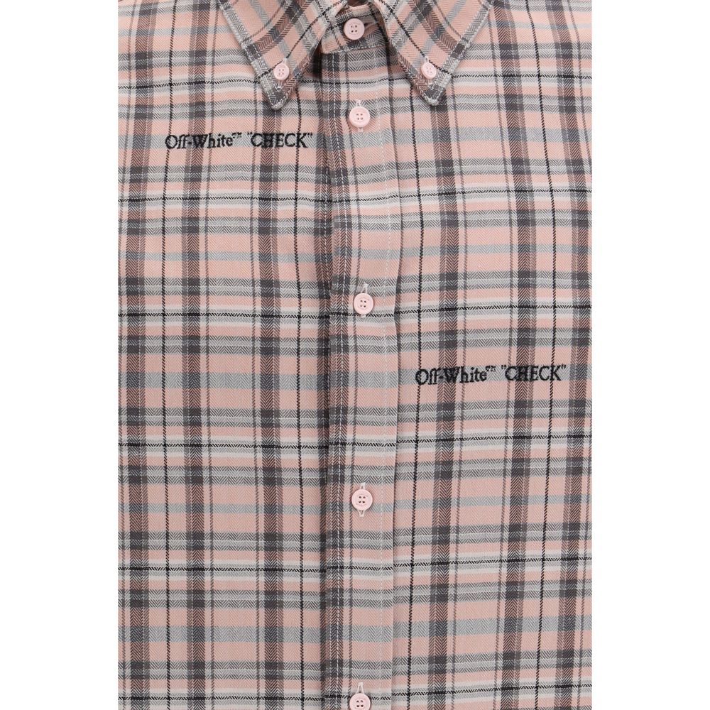 Off-White Multicolor Cotton Pattern Shirt