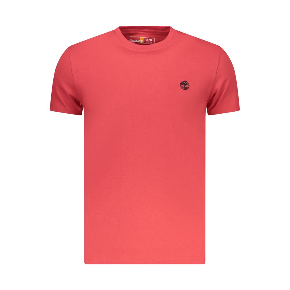 Timberland Rosso Cotton Men T-Shirt