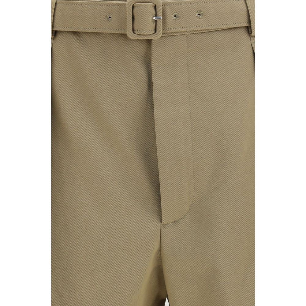 Saint Laurent Beige Cotton Bermuda Shorts