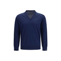 Prada Blue Cotton Sweatshirt