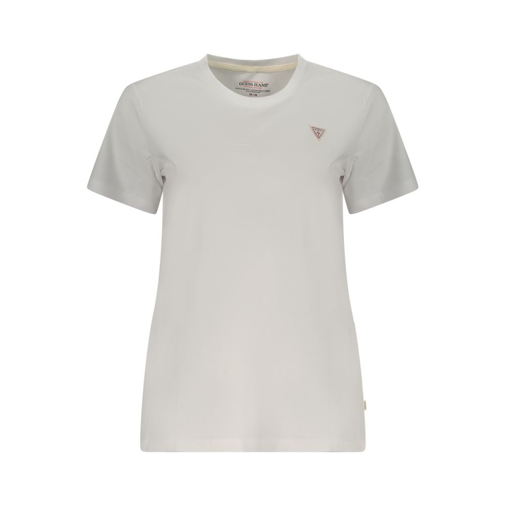Guess Jeans White Cotton Women T-Shirt