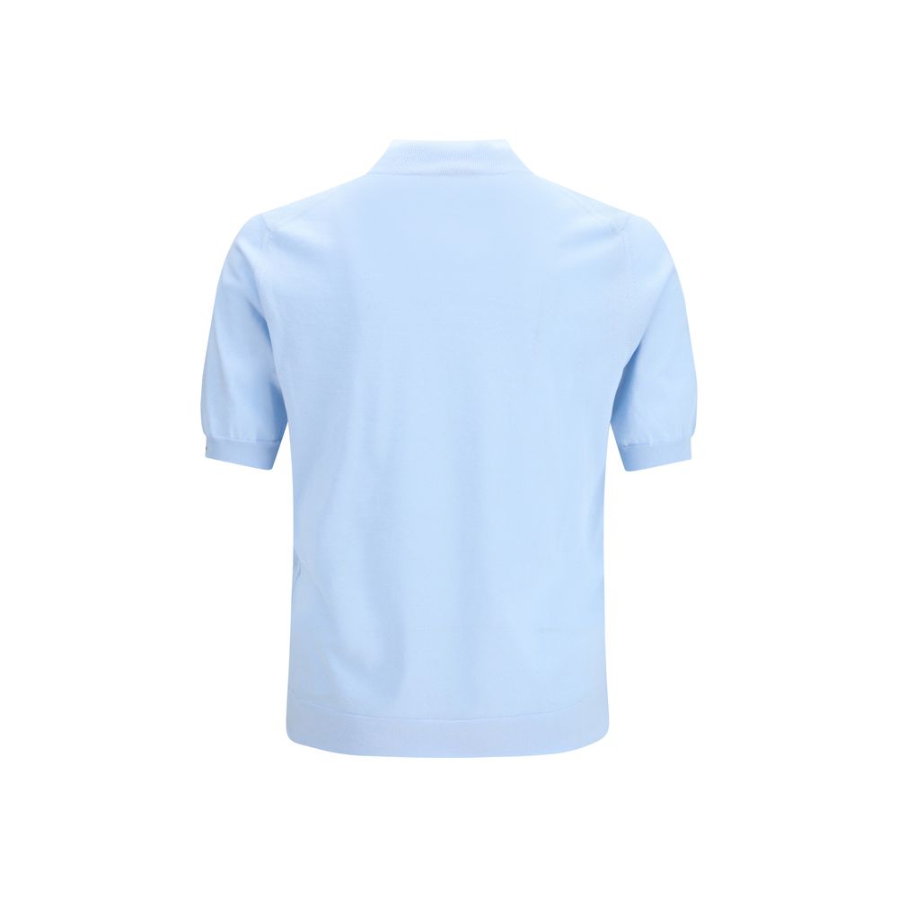 Prada Blue Cotton Sweatshirt
