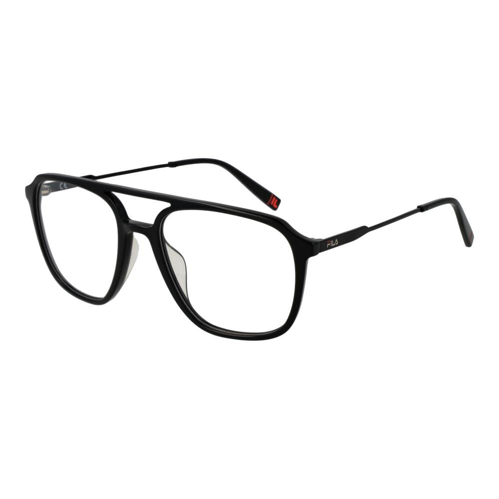 Fila Black Stainless Steel Glasses (Frames)