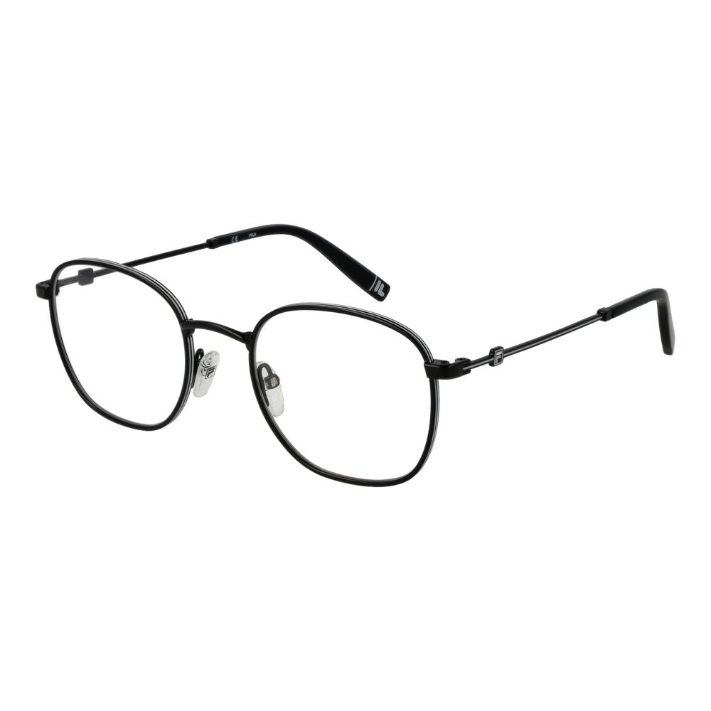 Fila Black Stainless Steel Glasses (Frames)