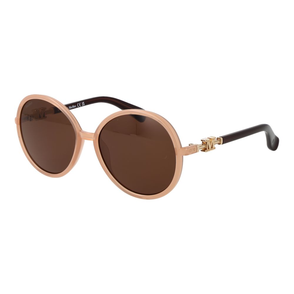 Max Mara Beige Plastic Sunglasses