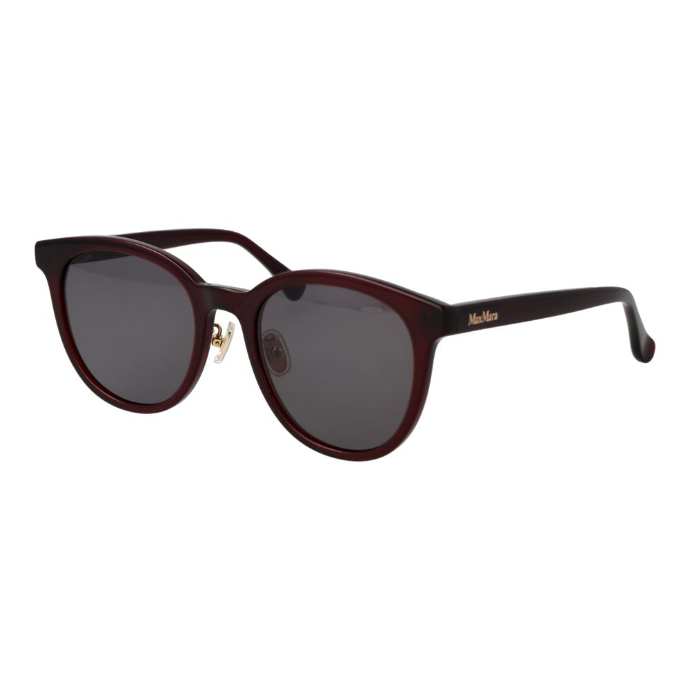 Max Mara Burgundy Acetate Sunglasses