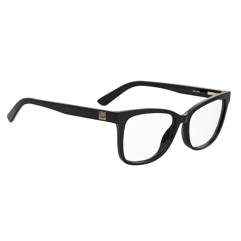 Love Moschino Black Plastic Glasses (Frames)