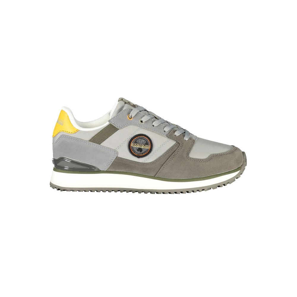 Napapijri Gray Polyester Men's Sneaker