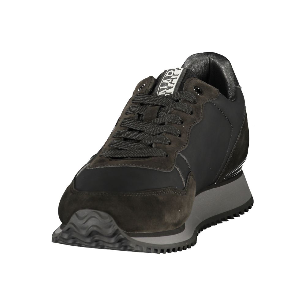Napapijri Black Polyester Mens Sneaker