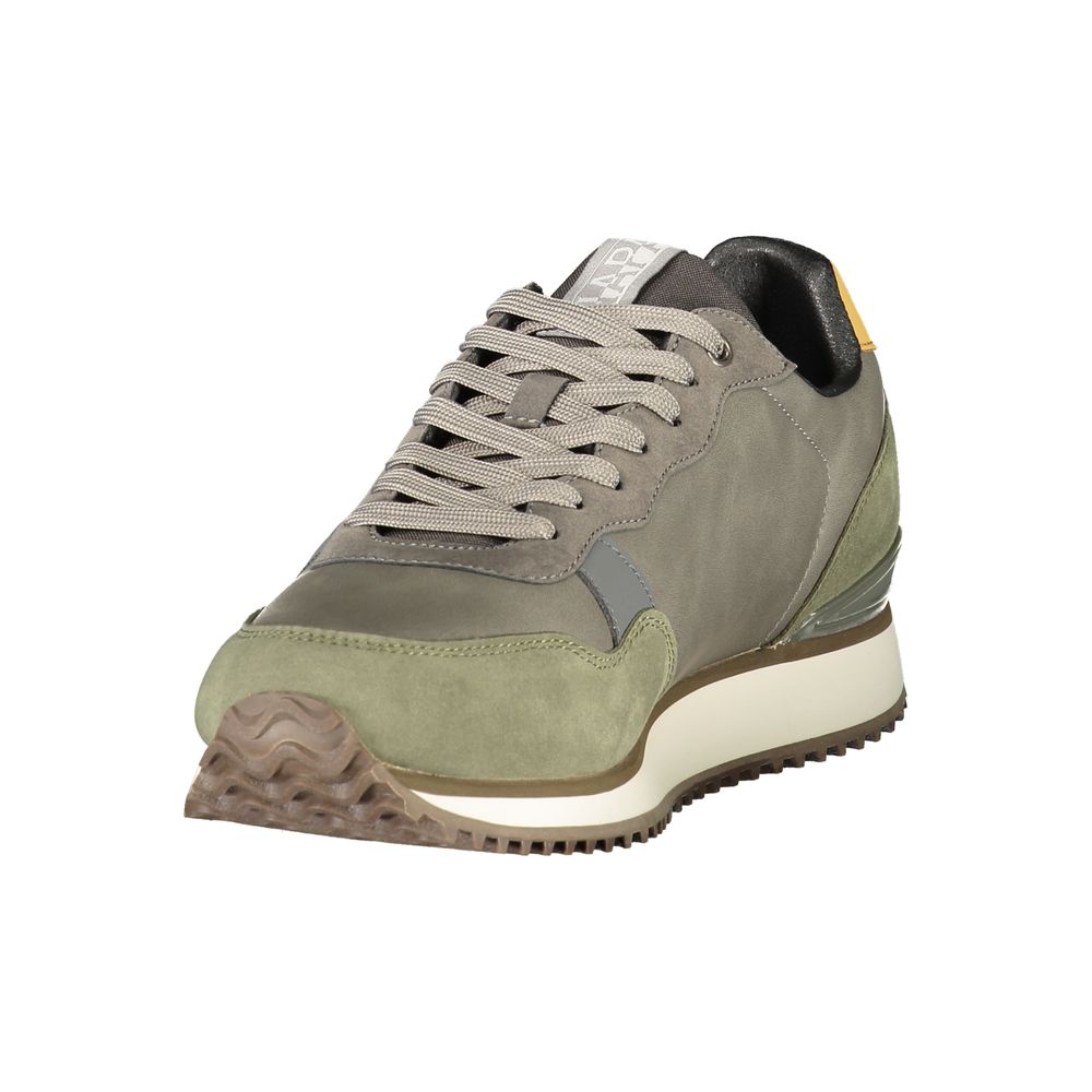 Napapijri Grey Polyester Men's Sneaker