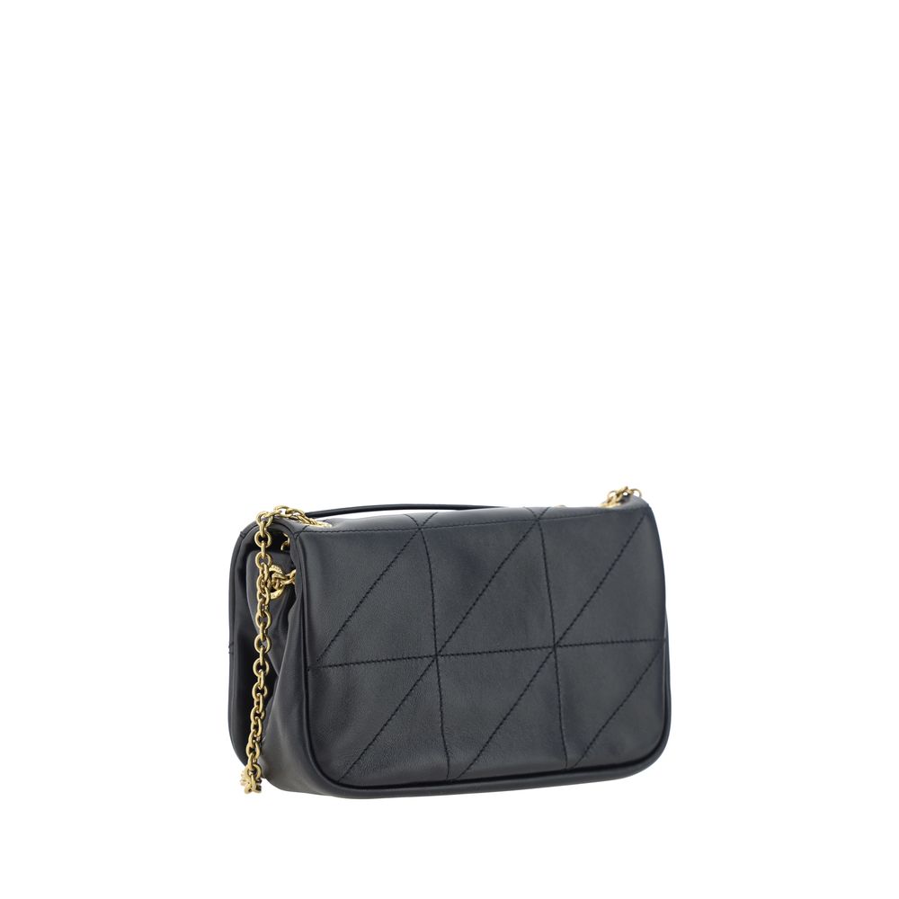 Saint Laurent Black Lamb Ovis Aries Shoulder Bag