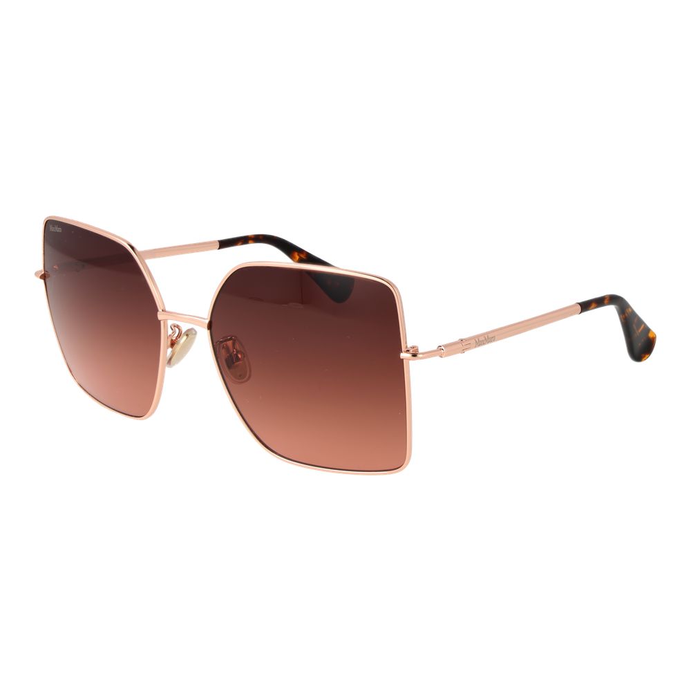 Max Mara Rose Gold Metal Sunglasses
