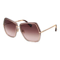 Max Mara Gold Metal Sunglasses